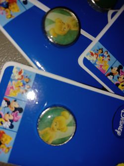Disney Collectables,  Mini Mouse, Mickey, Tinkerbell, And Car,  take the Lot today for $30  Thumbnail