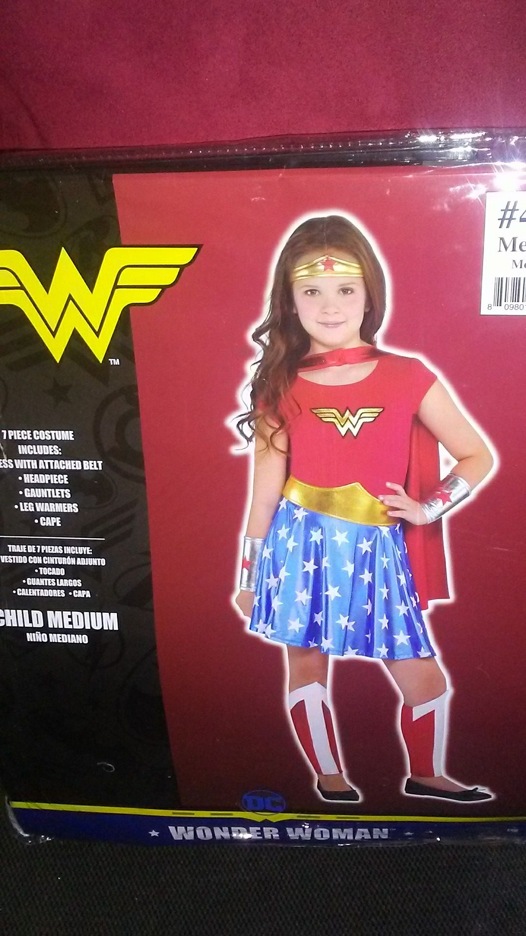 Wonder Woman child medium costume