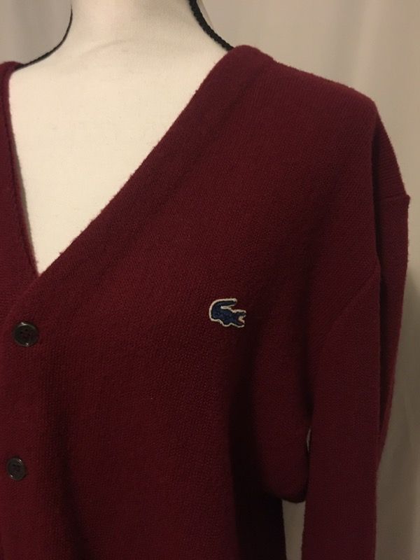 Vintage lacaste Cardigan