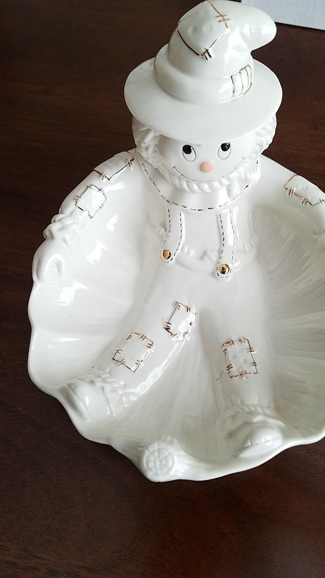 Lenox Scarecrow candy dish