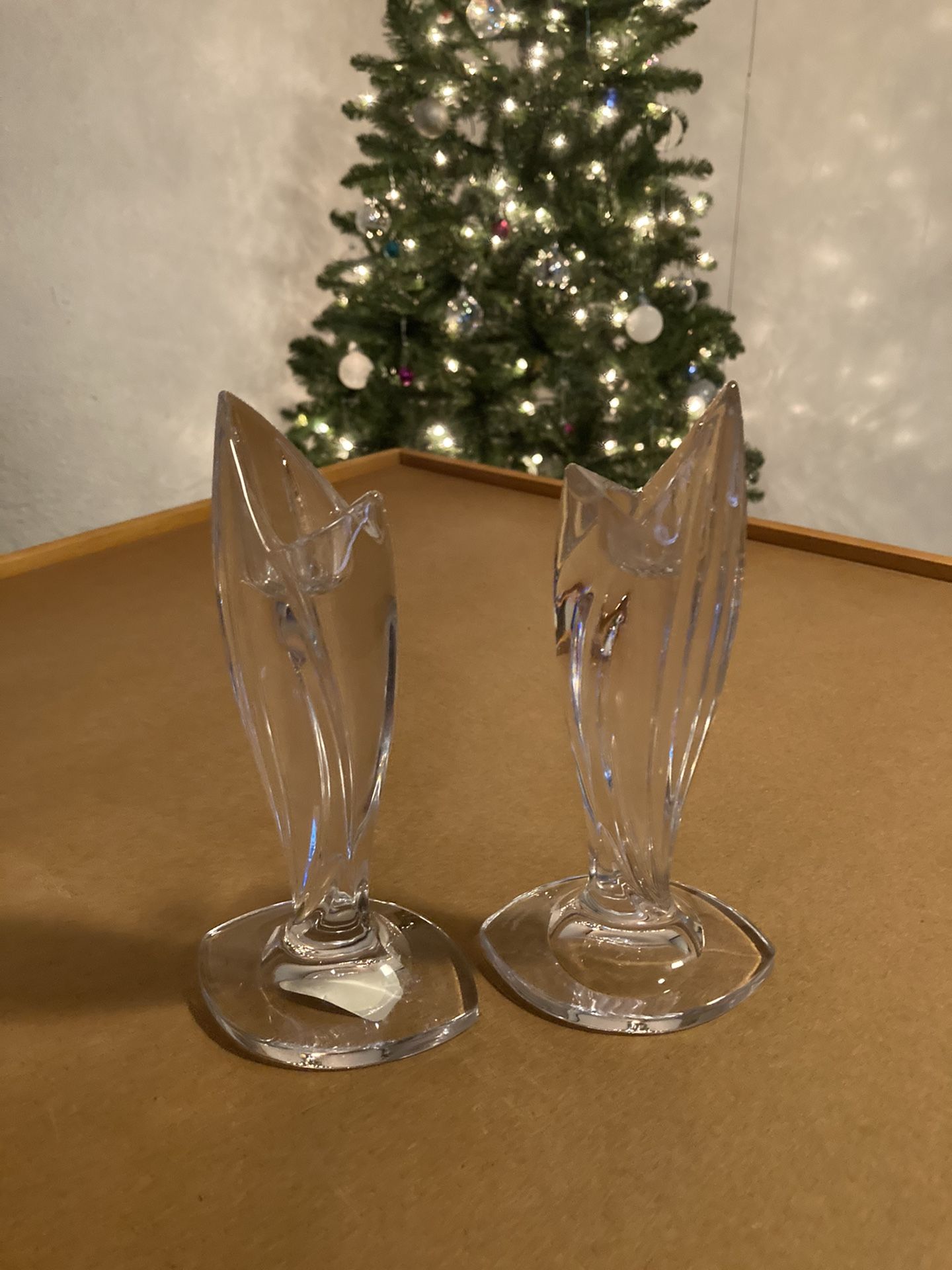 Waterford crystal candlesticks