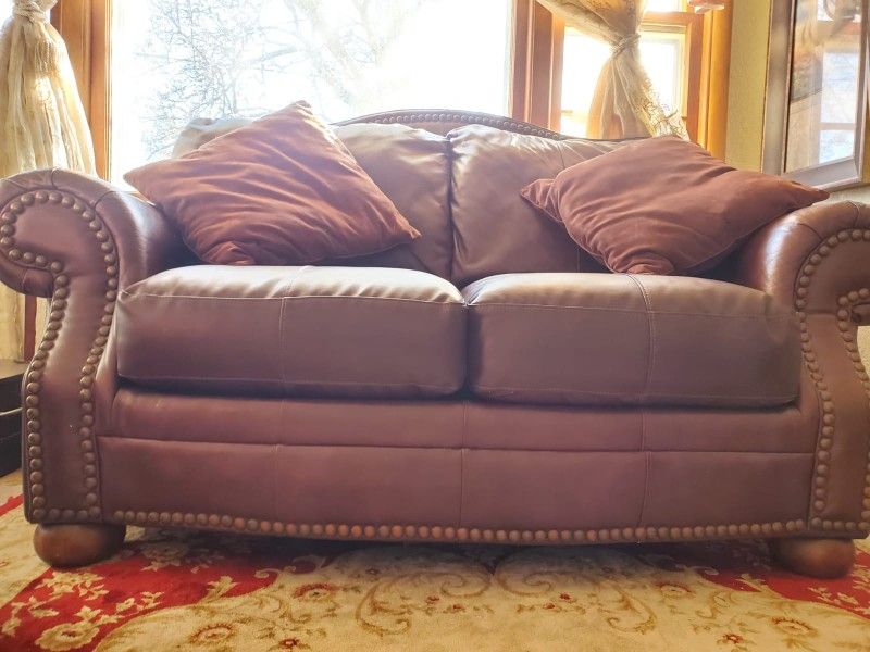Leather Sofa Set