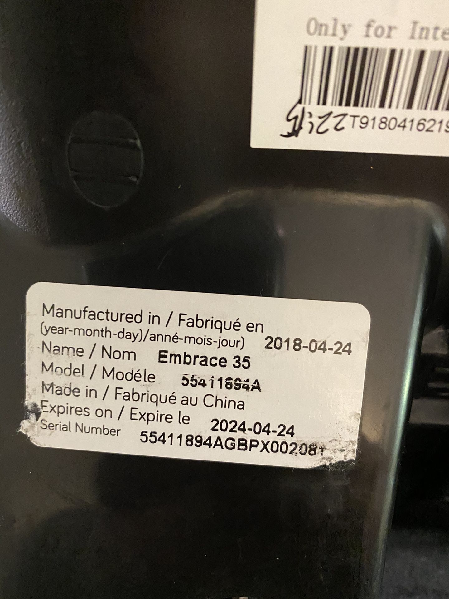 Evenflo car seat, base and stroller