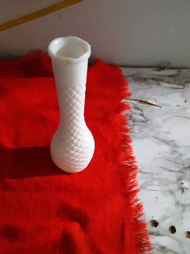 Milk Glass Vase