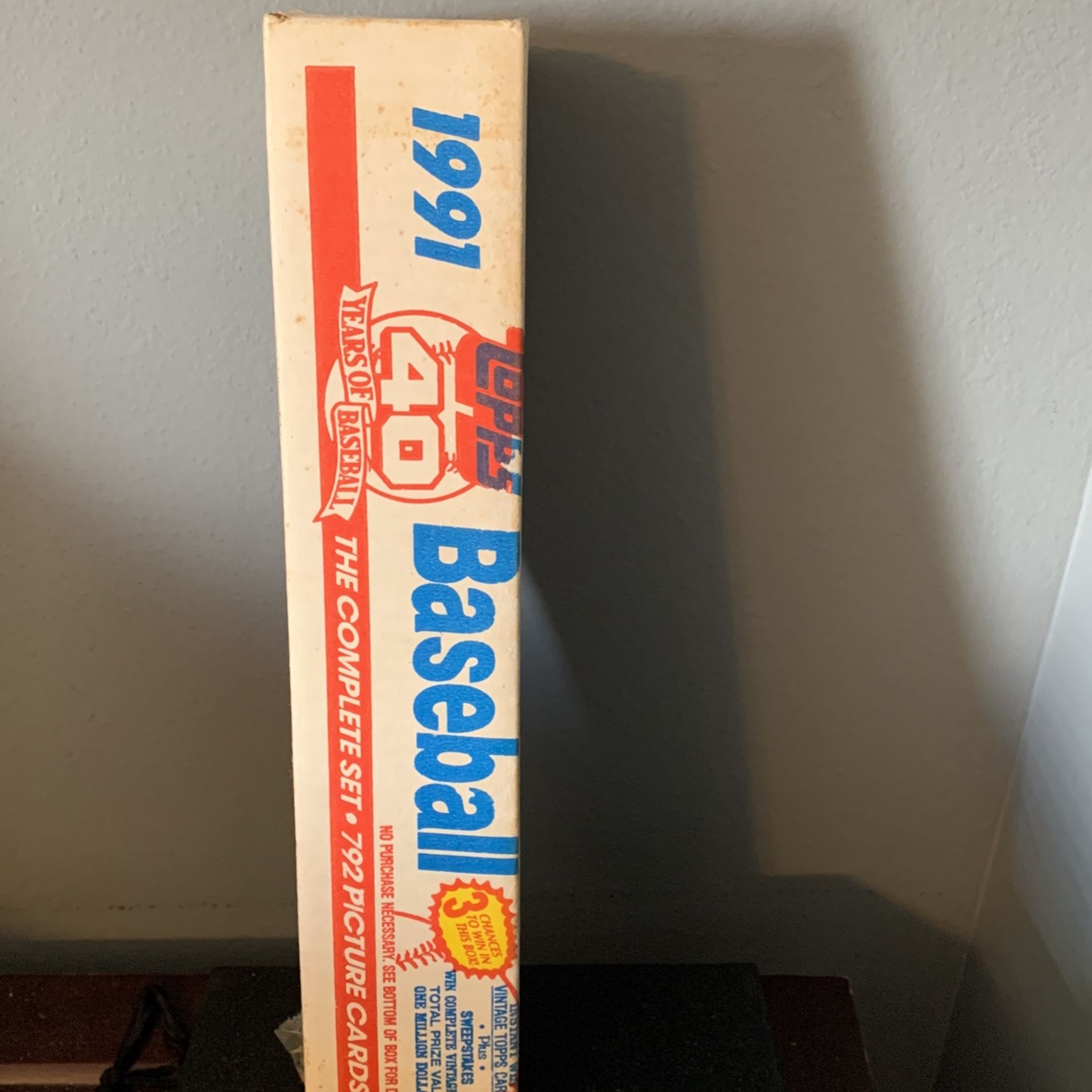 1991 Topps Baseball Complete set