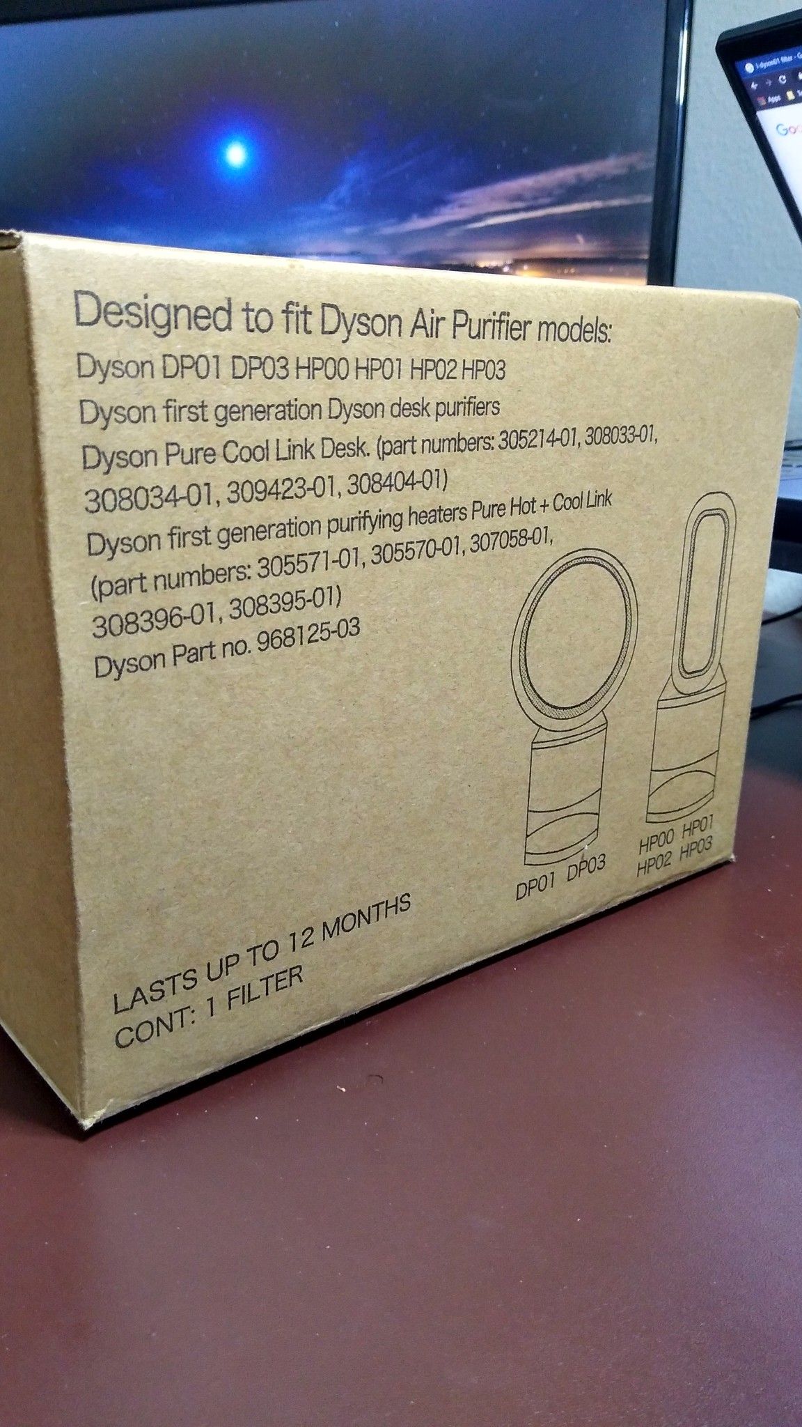 Dyson Pure Cool HEPA Premium Filter