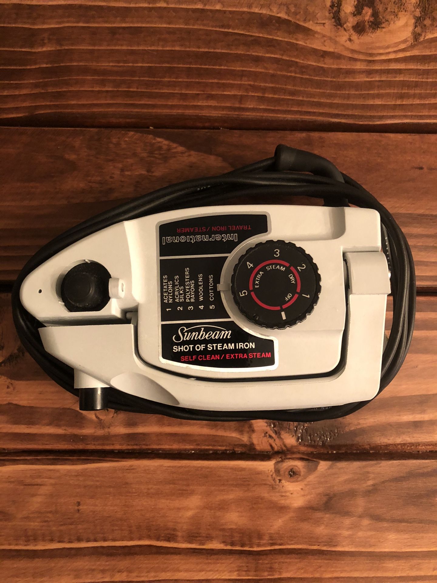 Vintage Foldable Travel Steam Iron