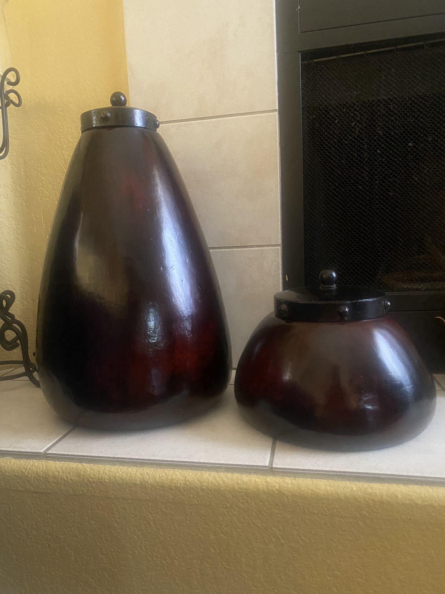 Vases/Canister/Decor Set