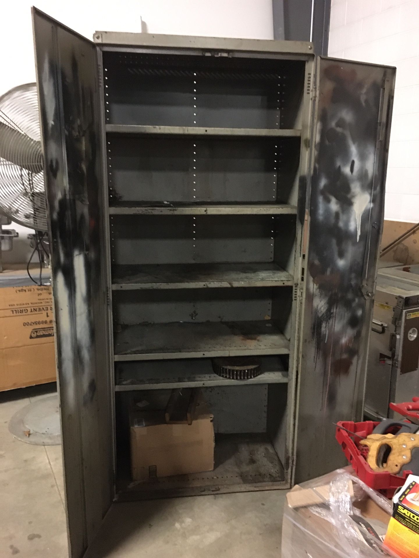 Old Metal Cabinet