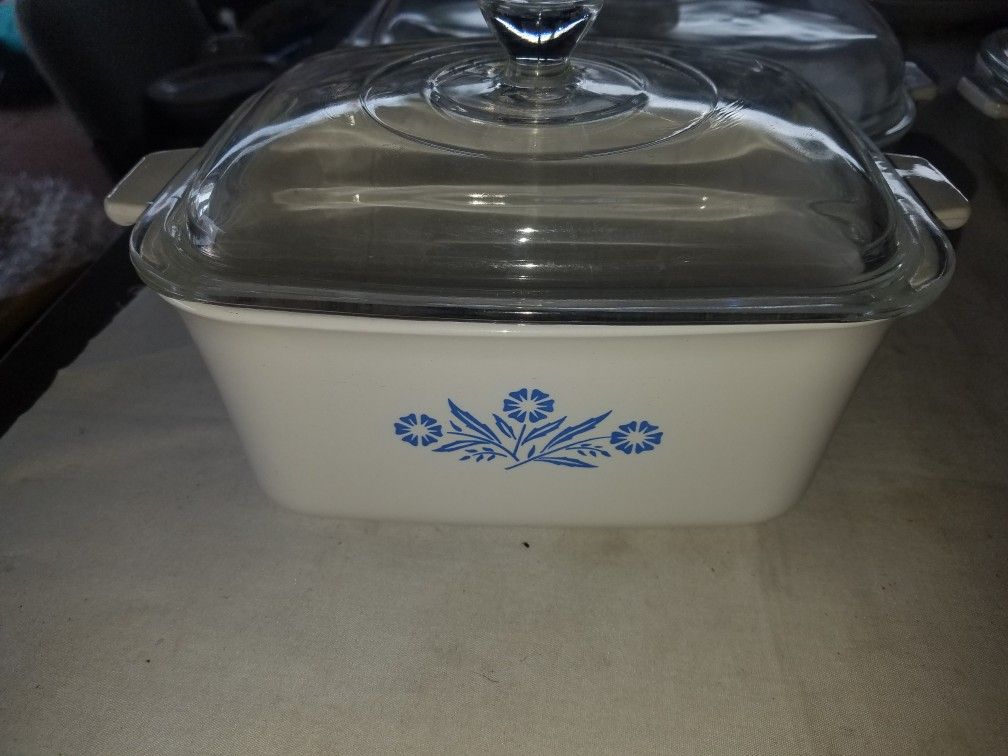 Vintage Corningware classic Blue Cornflower baking dishes 13 pcs see last photo for list of included A82Z081