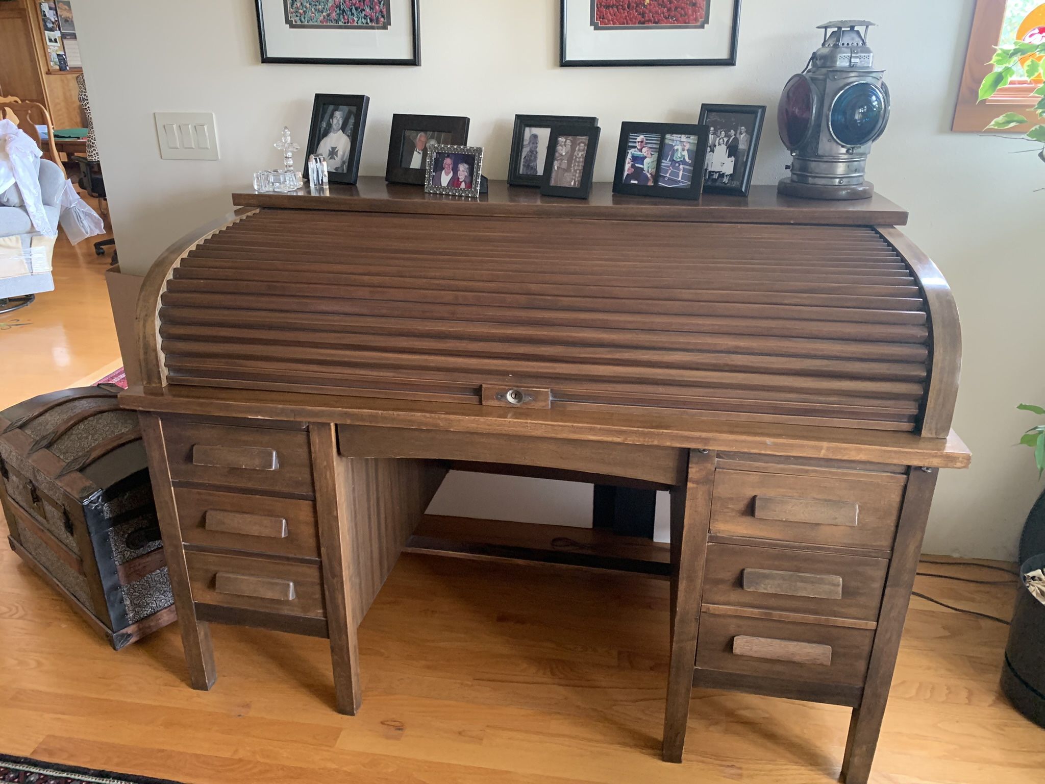Antique Roll-Top Desk