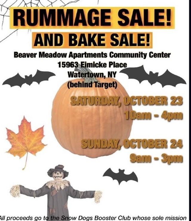 Fall Rummage And Bake Sale!! Saturday Oct 23 10-4 And Sunday Oct 24 9-3