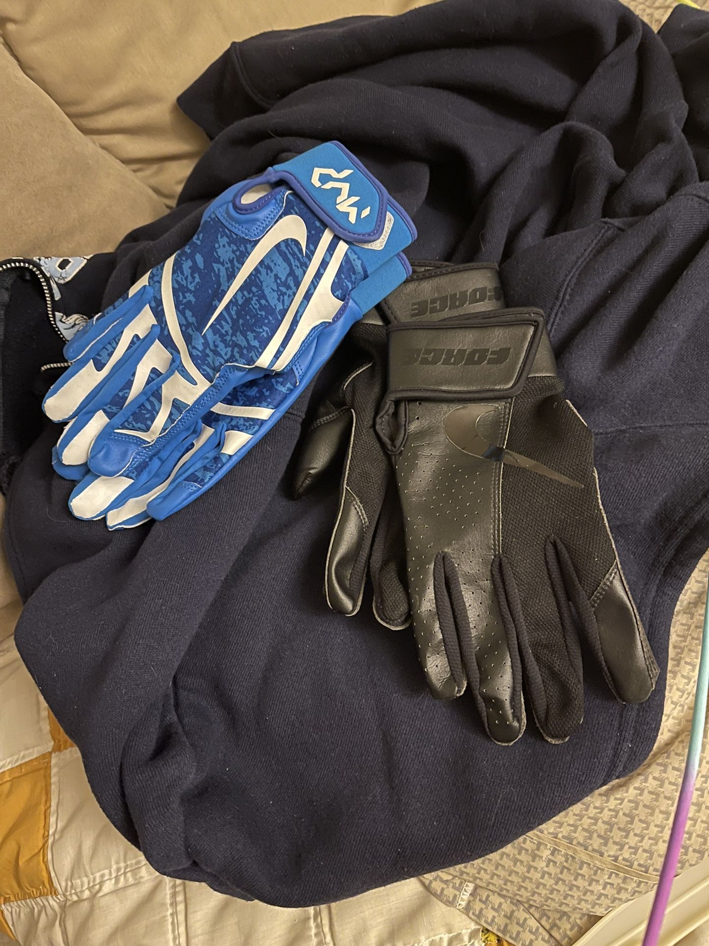 Nike MVP Edge And Nike Force Edge Batting Gloves