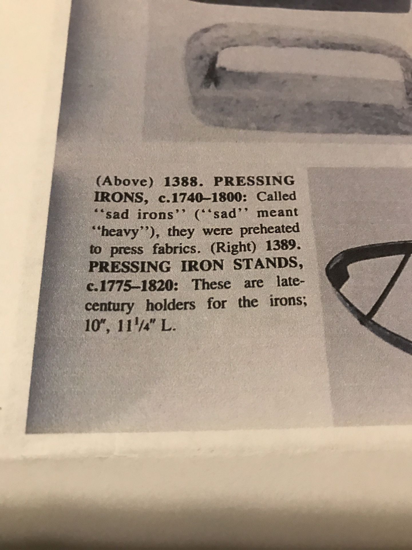 Hand Pounded Metal Sad Iron