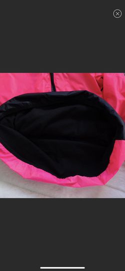 Pink Victoria Secrets Windbreaker Pullover Hoodie Jacket M/L Thumbnail