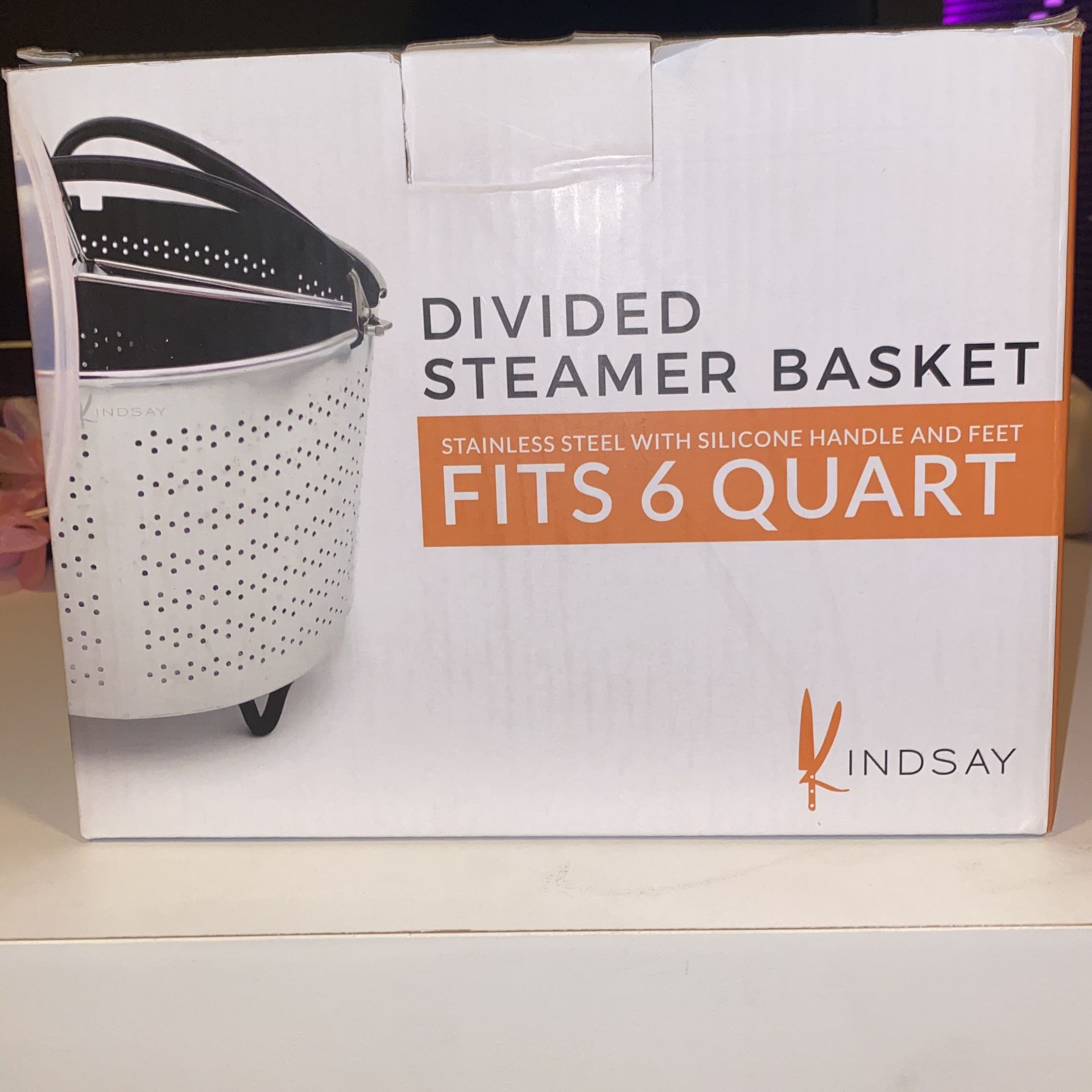 Kindsay Divided steamer basket