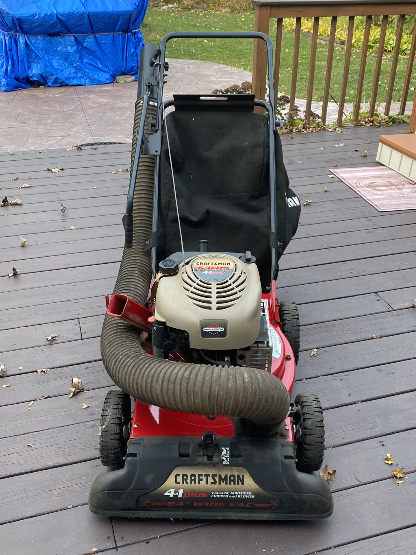 Craftsman Yard 4:1 Machine -Vacuum/Mulcher/Blower/Chipper