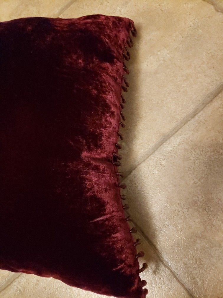 New Velvet Throw Pillows