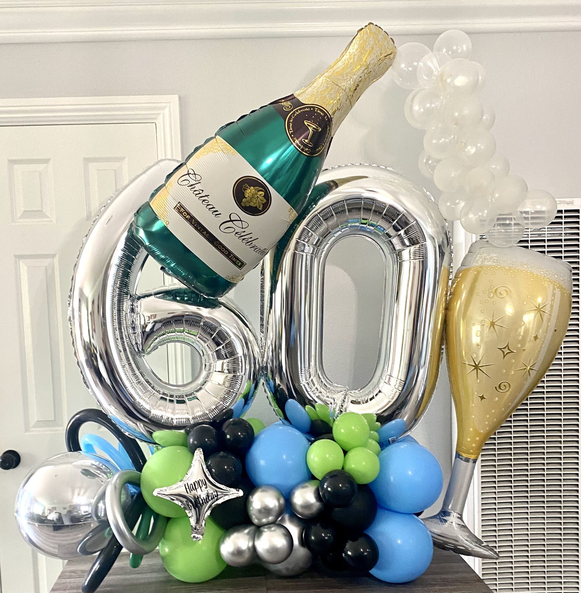 Champagne Poppin Balloon Arrangement