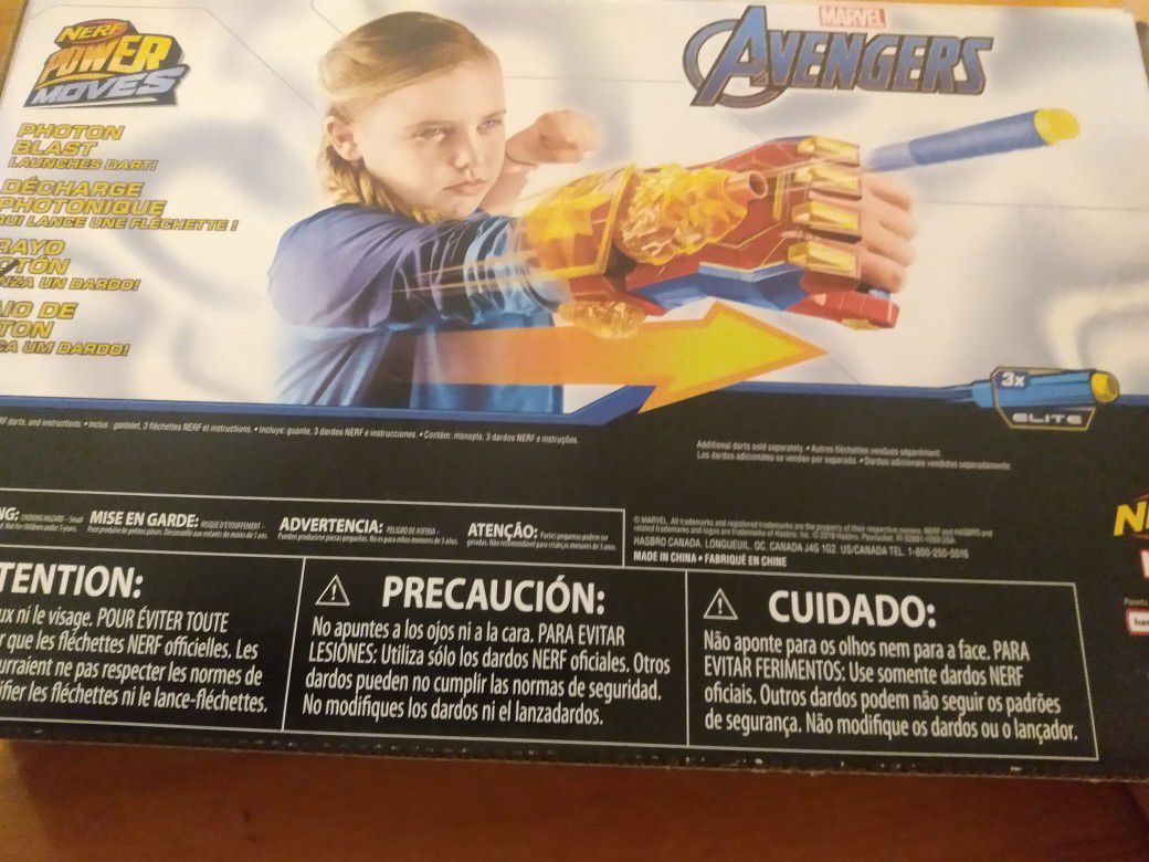 Nerf Marvel Avengers Blast Gauntlet,Toy,Nerf Gun