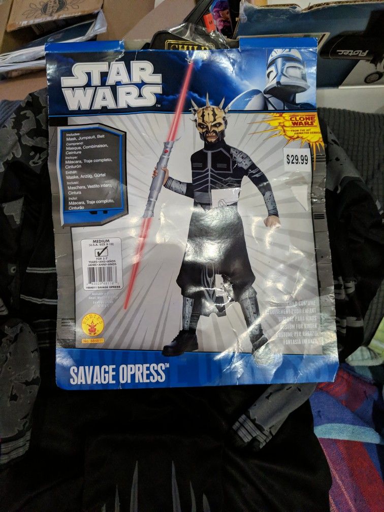 Star Wars Savage Opress Children's Costum, New. Halloween.