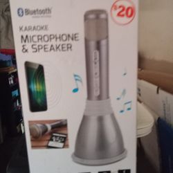Bluetooth Karaoke Mic w/Speaker. Thumbnail