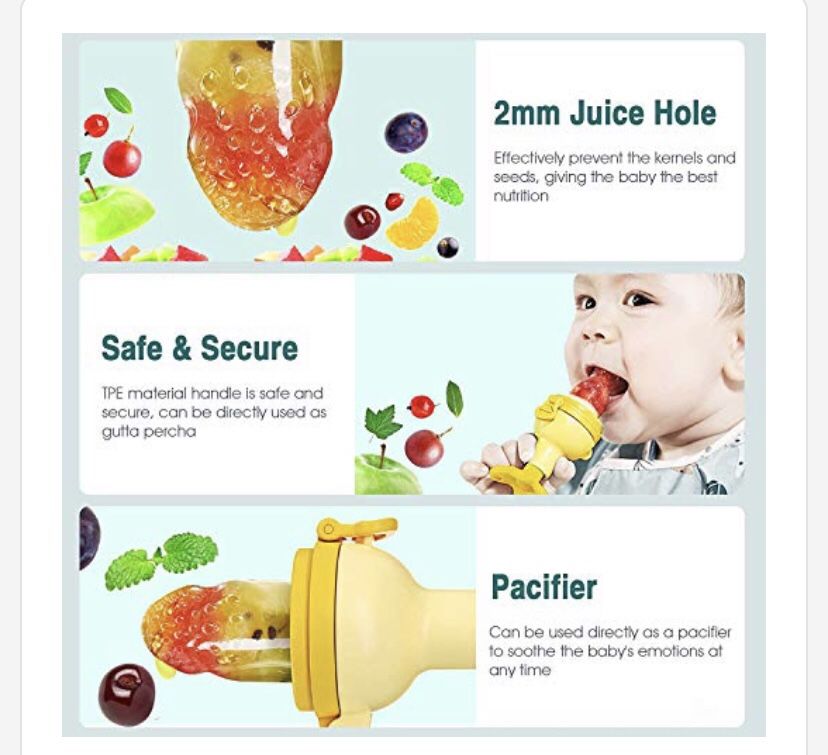 Food Feeder Pacifier & Boy or Girl Gender Reveal Party Supplies Kit frim