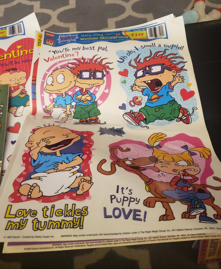 1990's Rugrats Valentine's Memorabilia 