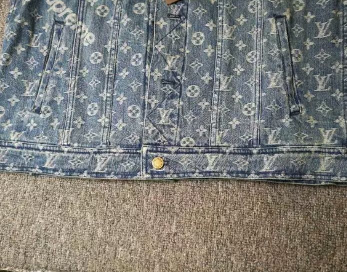 Designer Monogram Jean Jacket