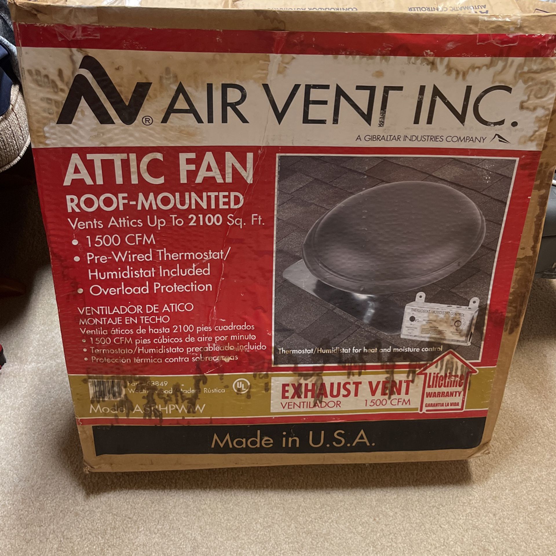Attic air vent