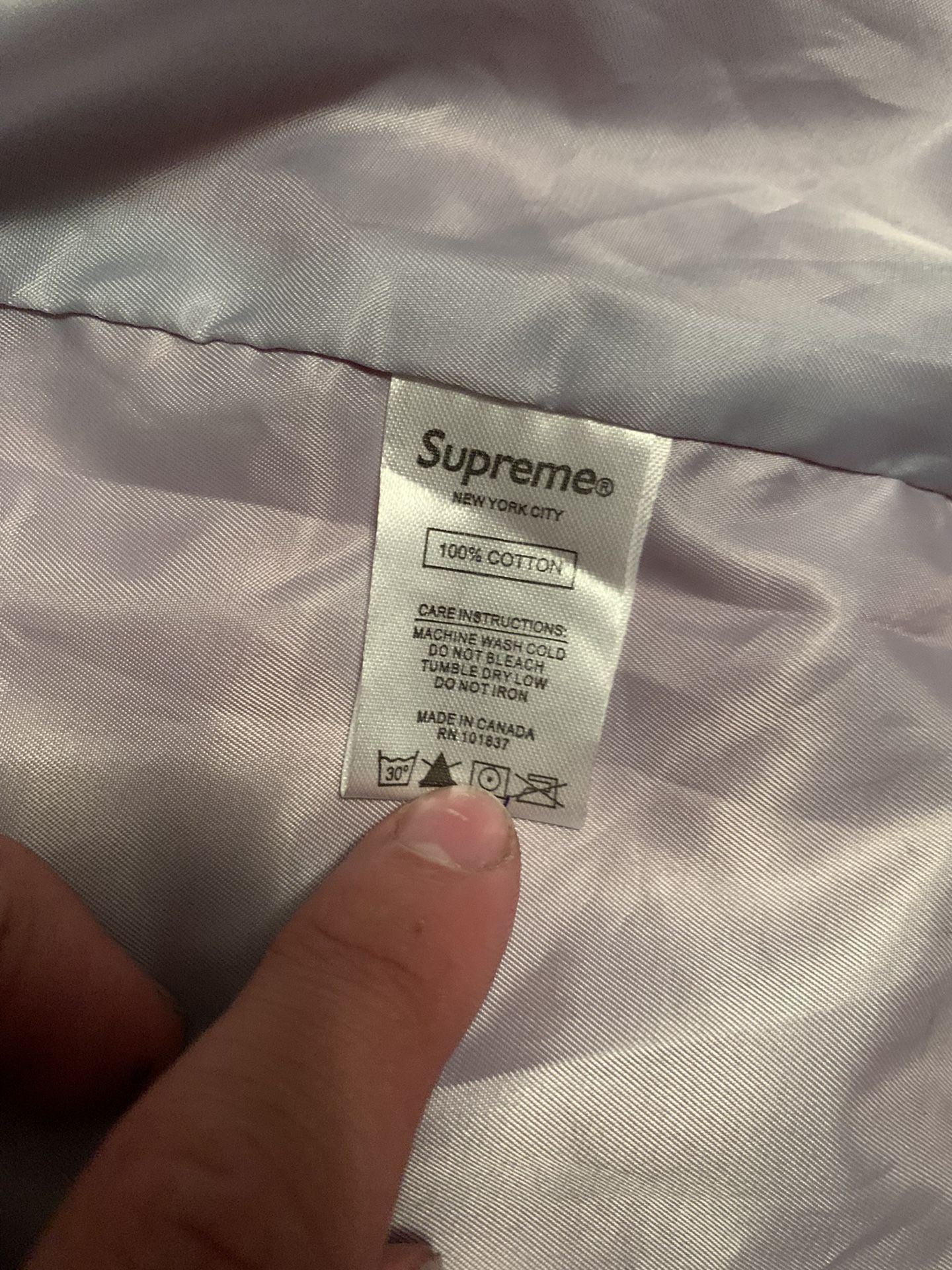 Supreme 3M Repeat Taped Seam Windbreaker Jacket Hoodie Size XL Good Condition