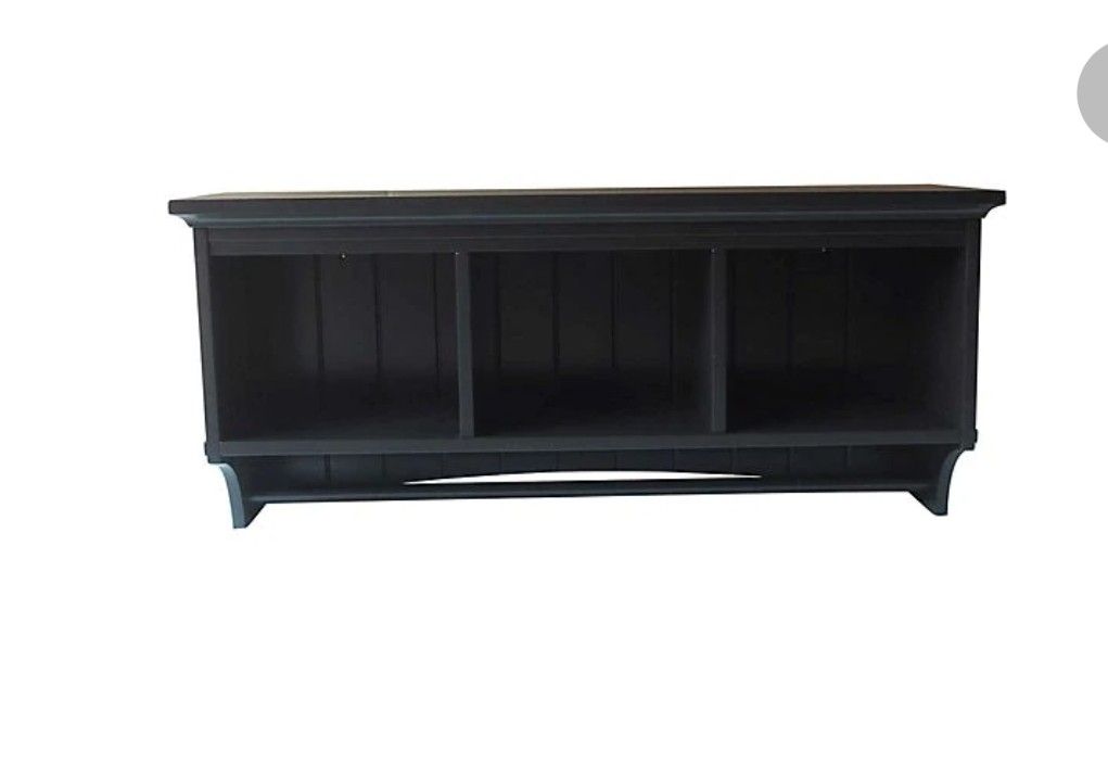 New !No Tools BathroomWall Shelf in Espresso