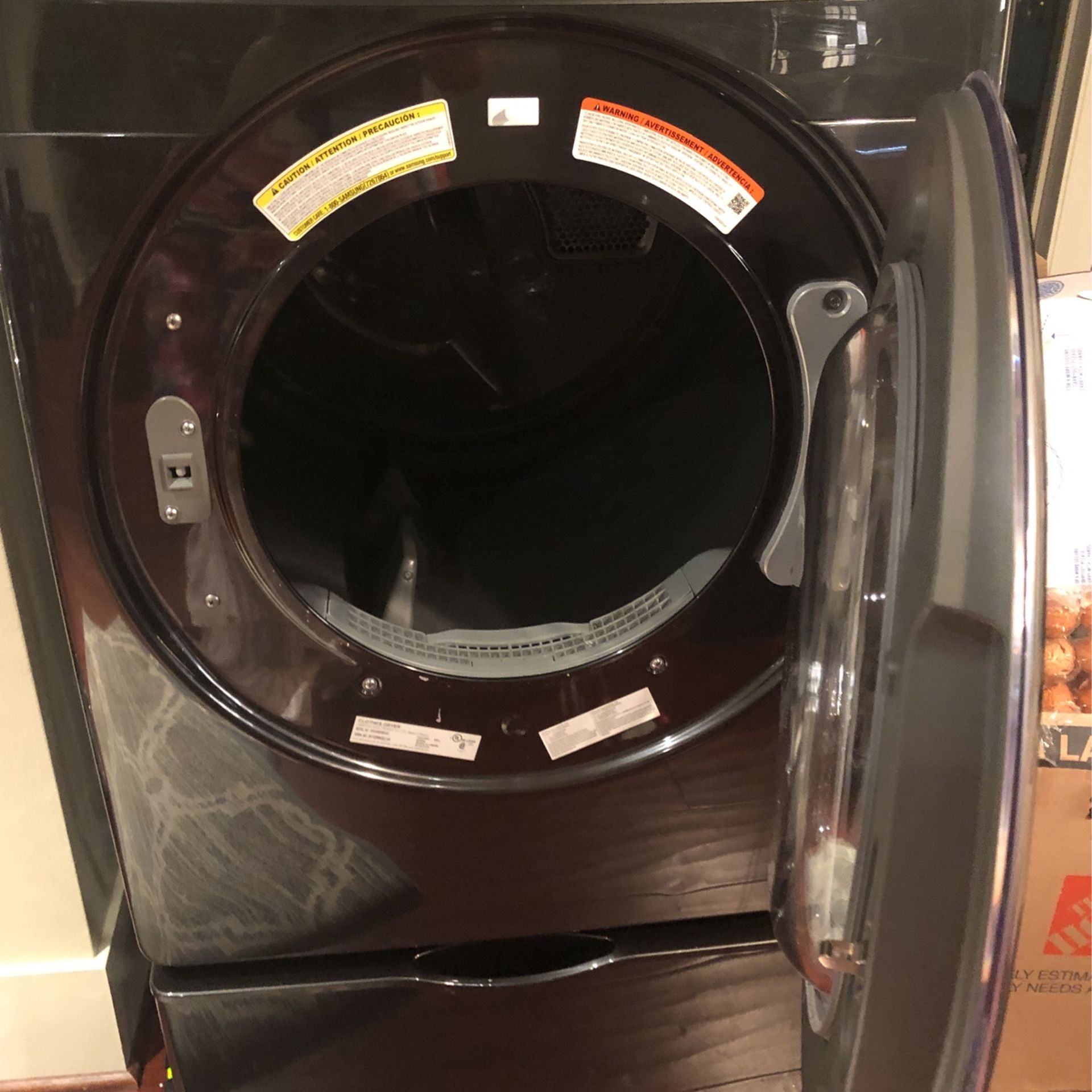 New Samsung washer and dryer