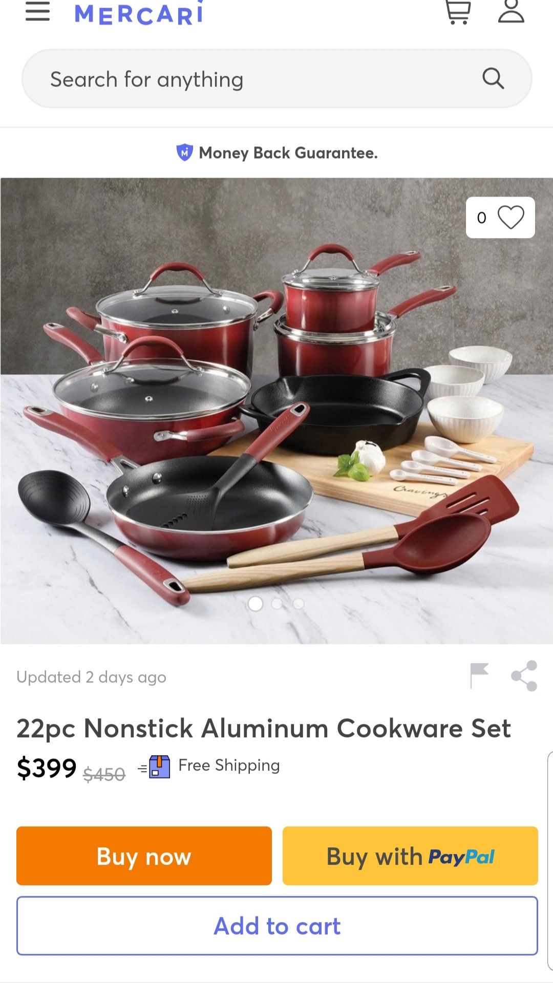 Cookware set 22 pc