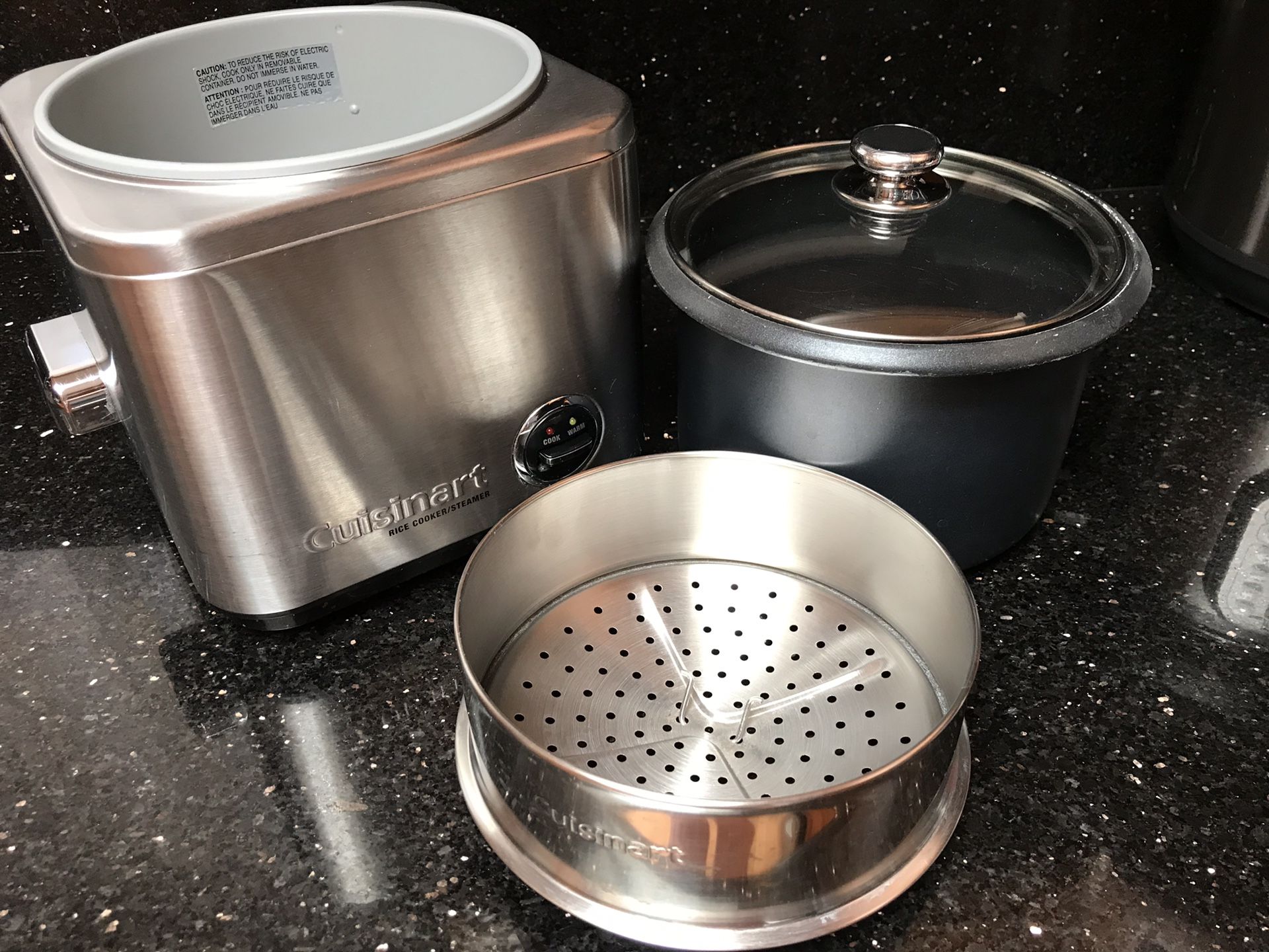 Stainless Steel Cuisinart CRC800 8 cup Rice Cooker for Sale in Sunnyvale, CA OfferUp