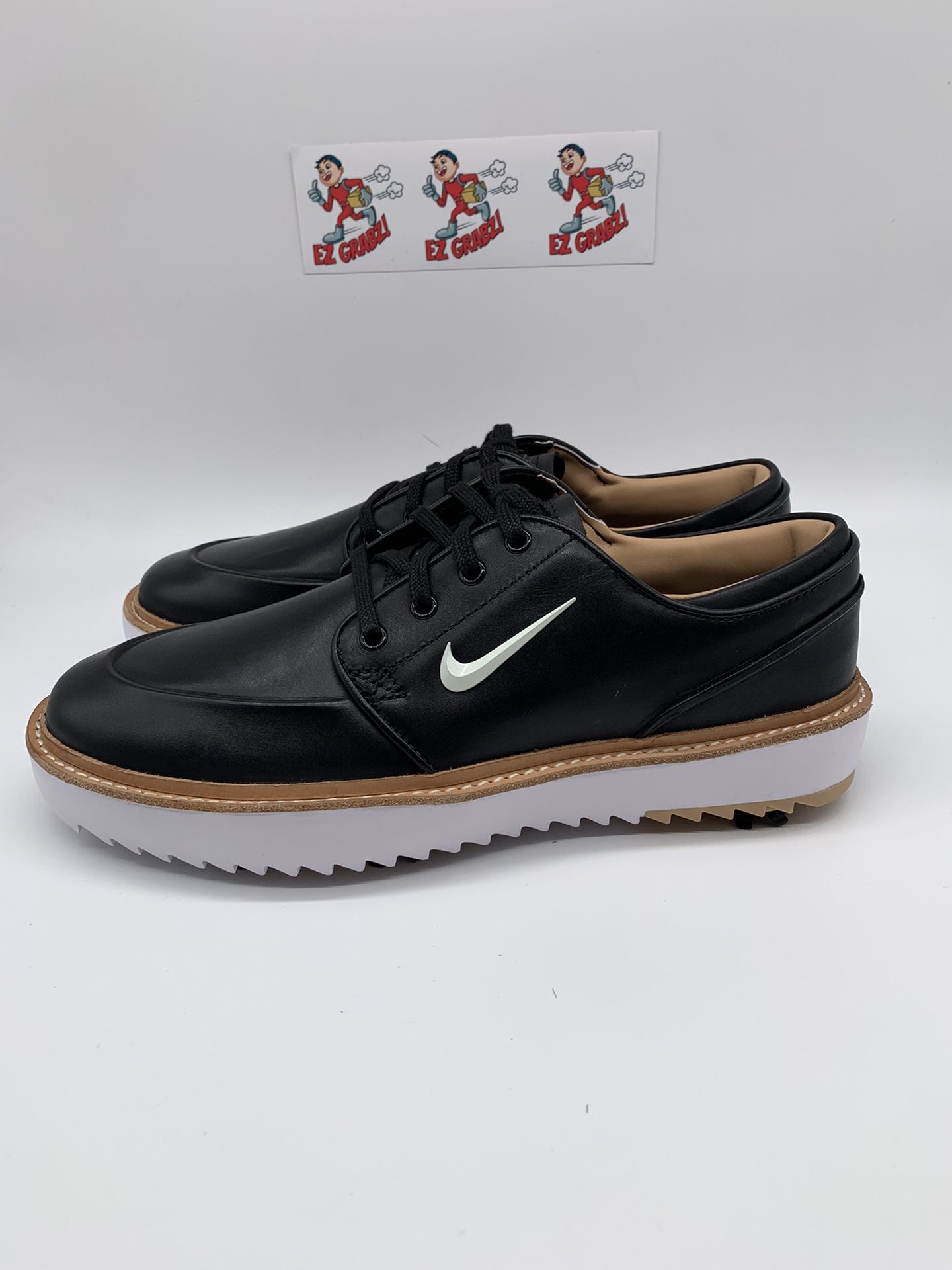 Nike Janoski G Tour Golf Shoes Black White Gum for Sale in