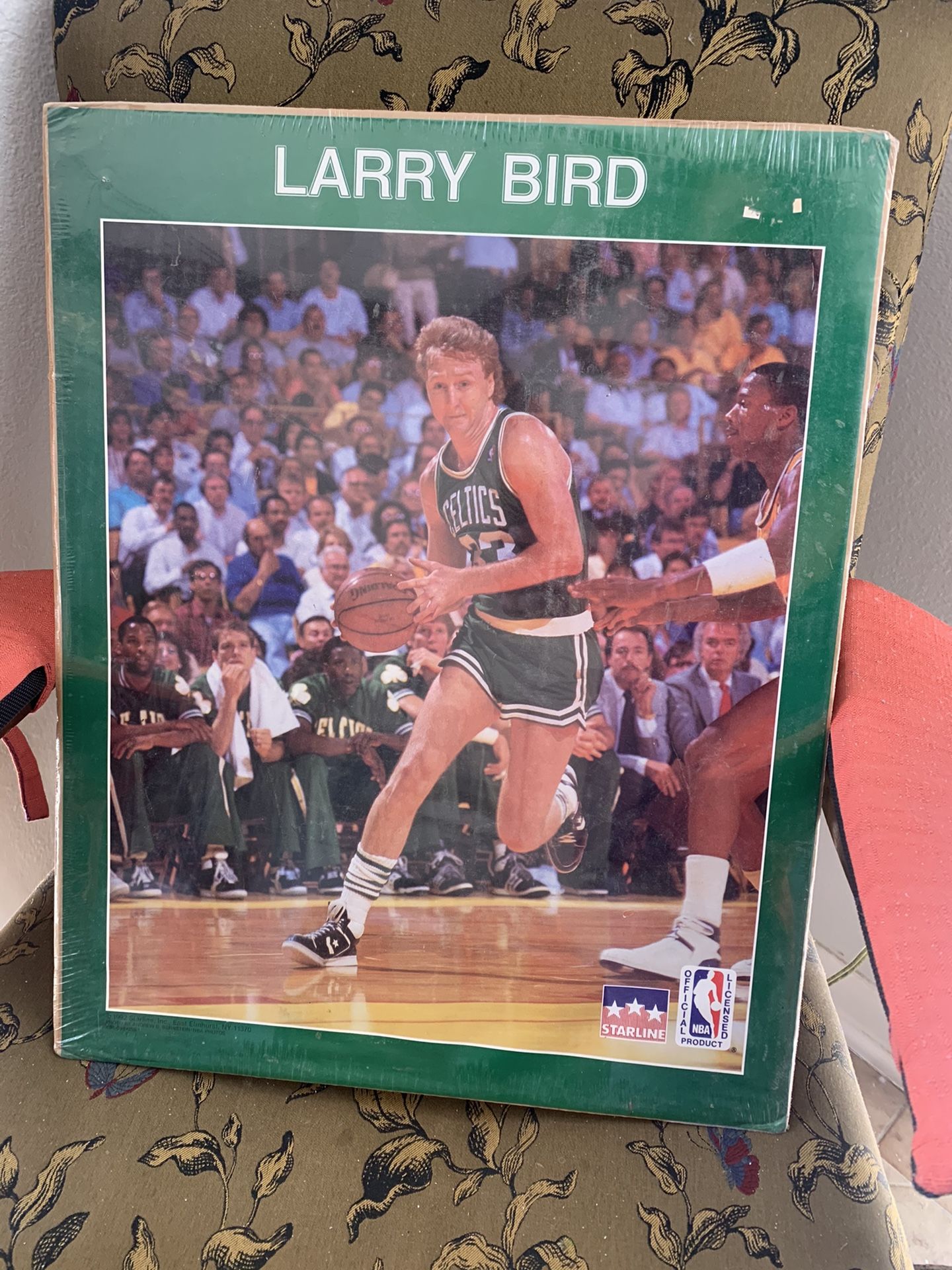 VINTAGE NBA official Larry Bird poster