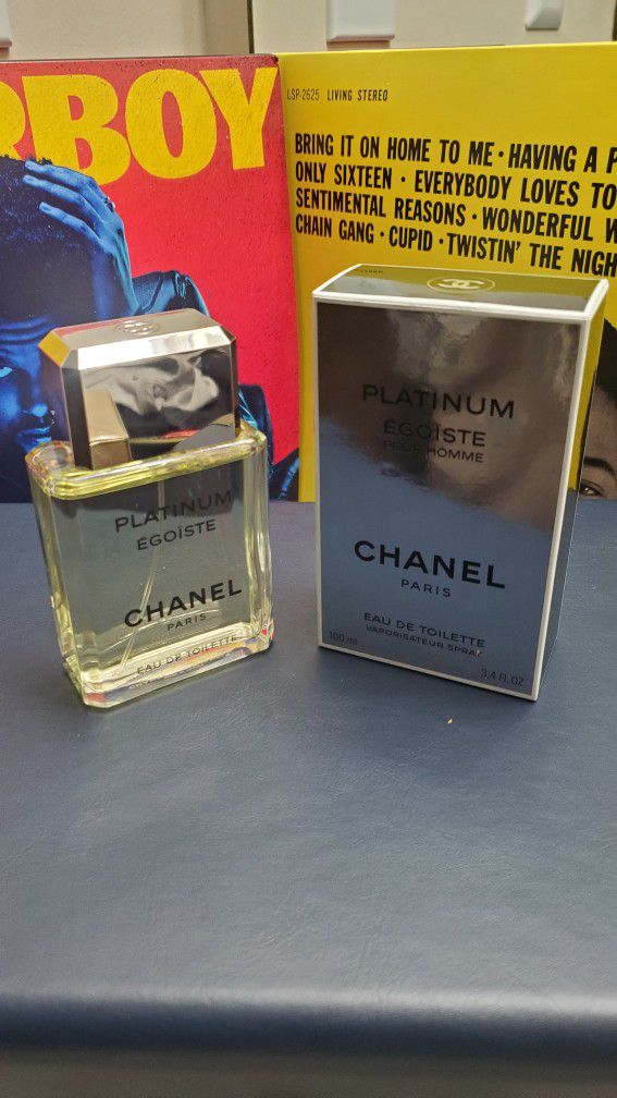 Chanel Platinum Egoiste Eau De Toilette For Men 3.4 Oz.