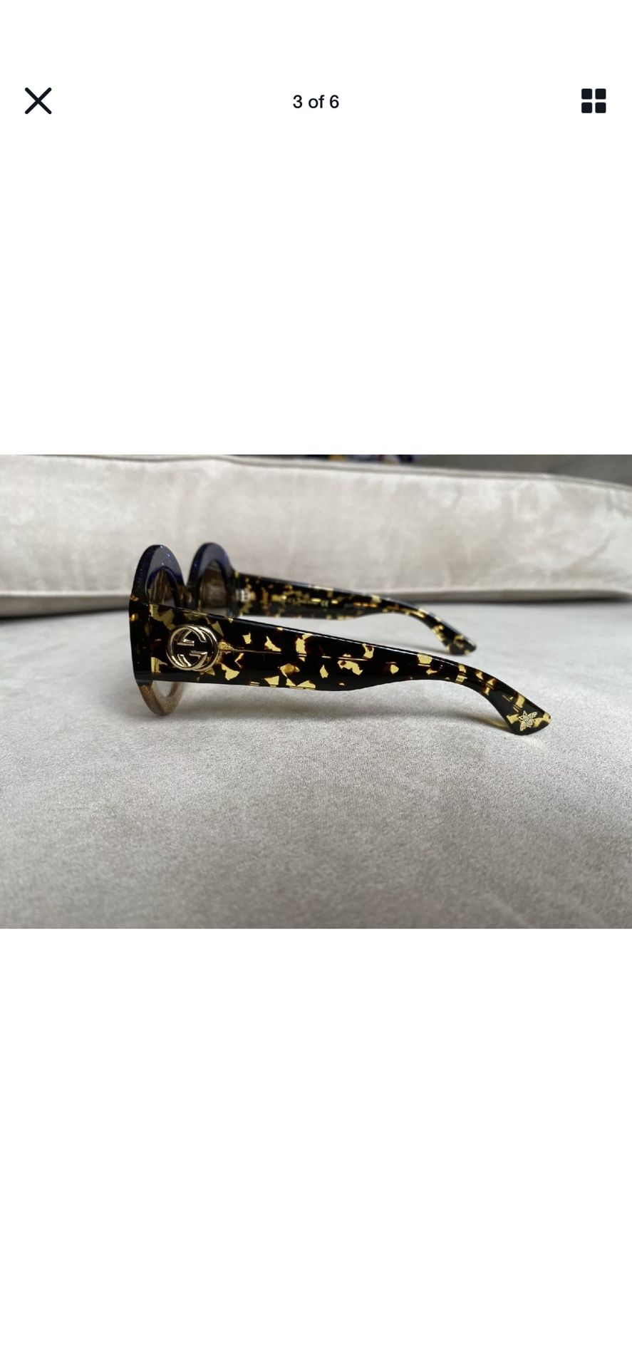 Authentic Gucci GG0084S 002 women same day shipping fast
