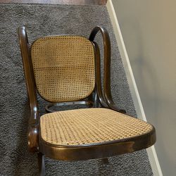 Antique Cane Style Rocking Chair  Thumbnail