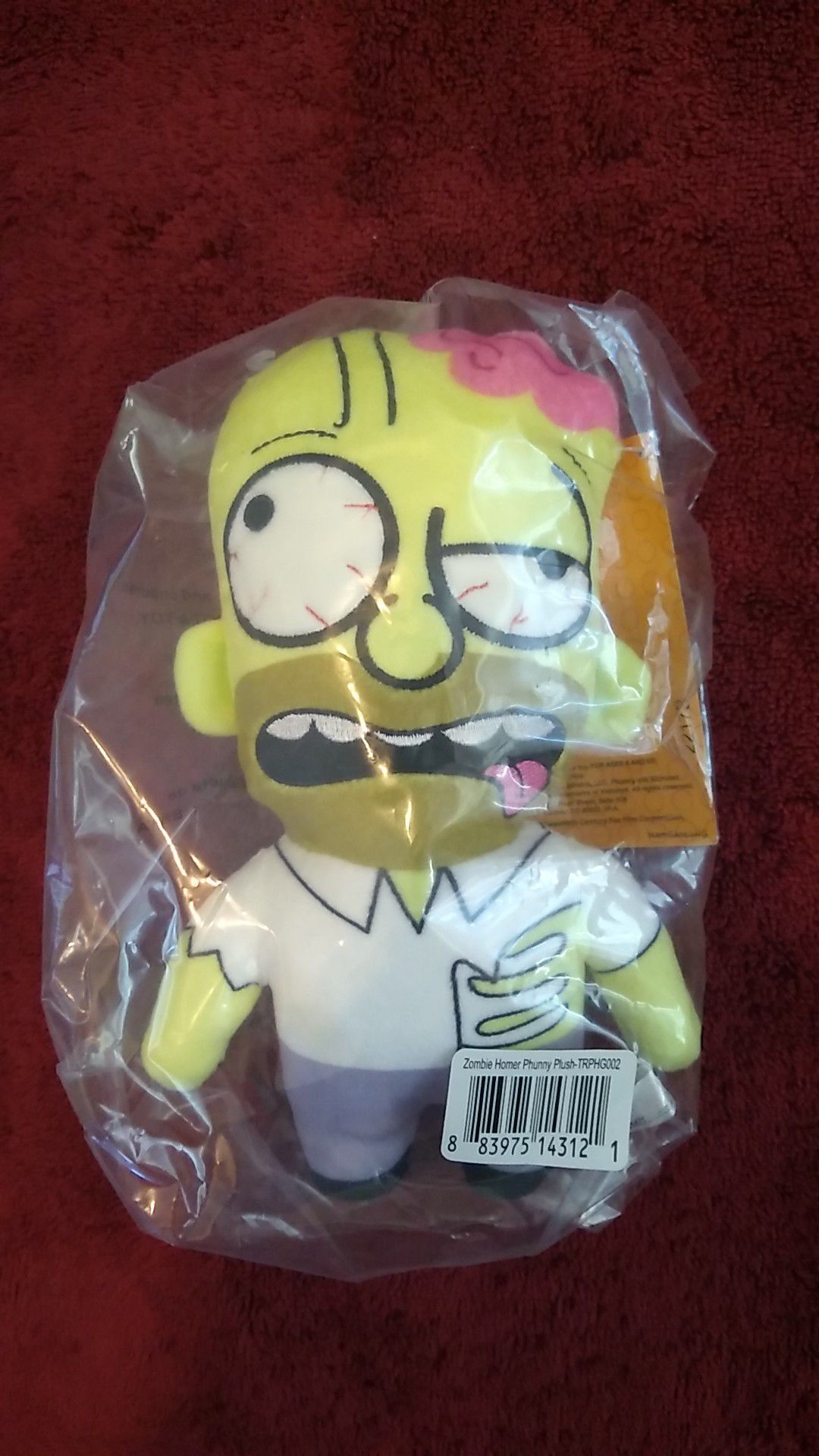 Simpsons zombie plushie