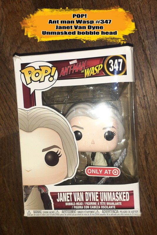 Marvel POP! Ant Man The Wasp #347 Janet Vynn Dyne Unmasked