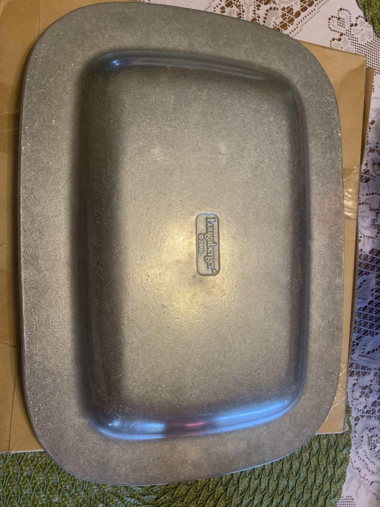 Retired Longaberger Autumn Leaves Tray -10” X 14” - 64th St & Bell In NE Phx