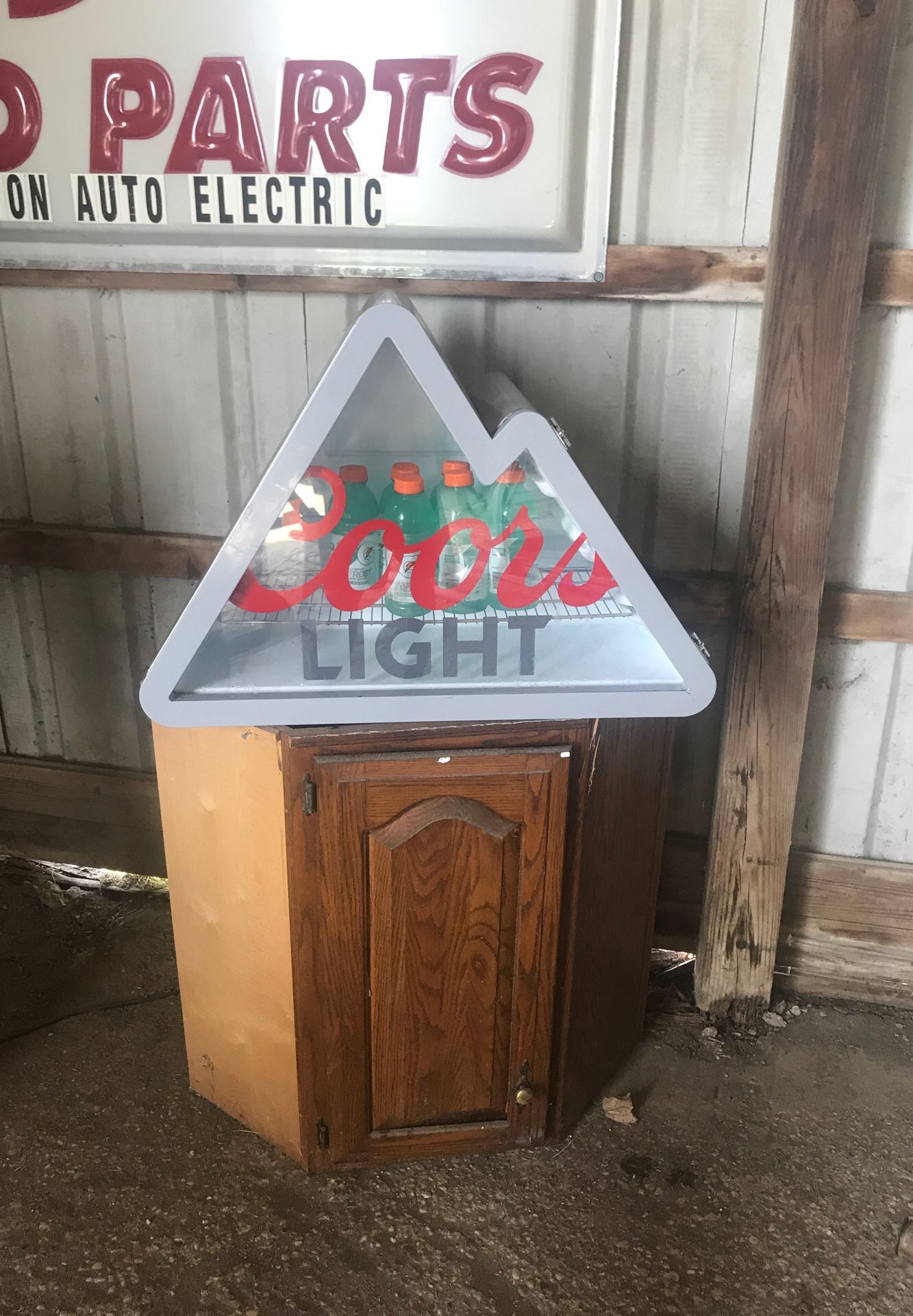 Coors light mini fridge led