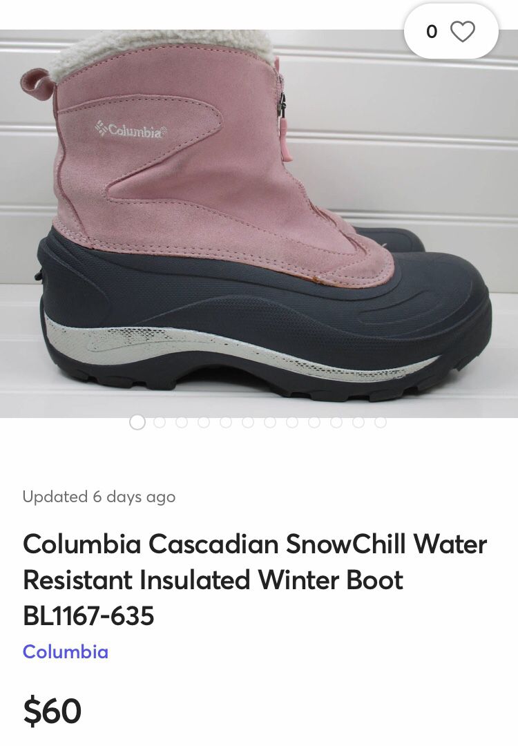 Women’s Size 9 Columbia boots 