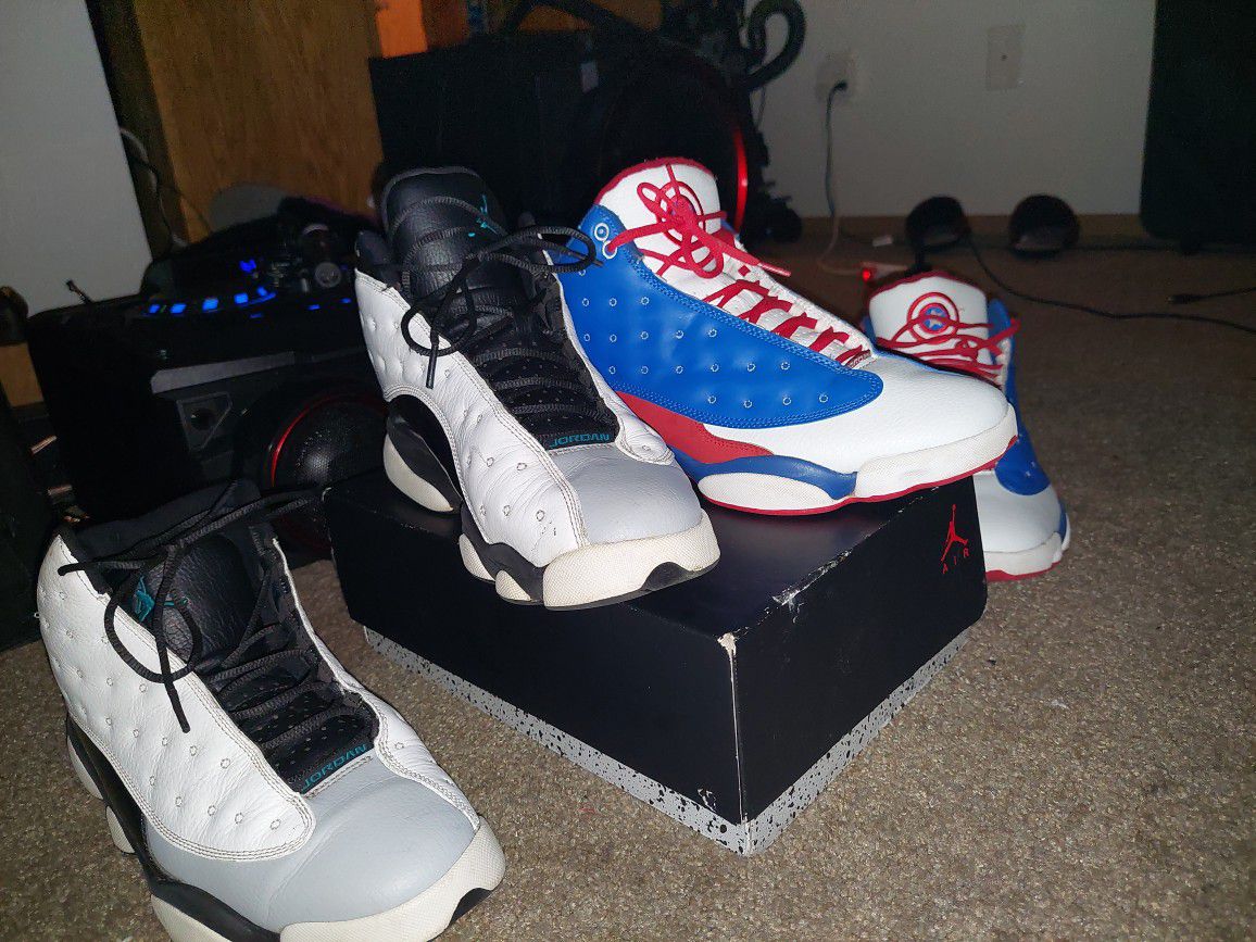 Captain America 13's & The Space Jam 13's Size 10 