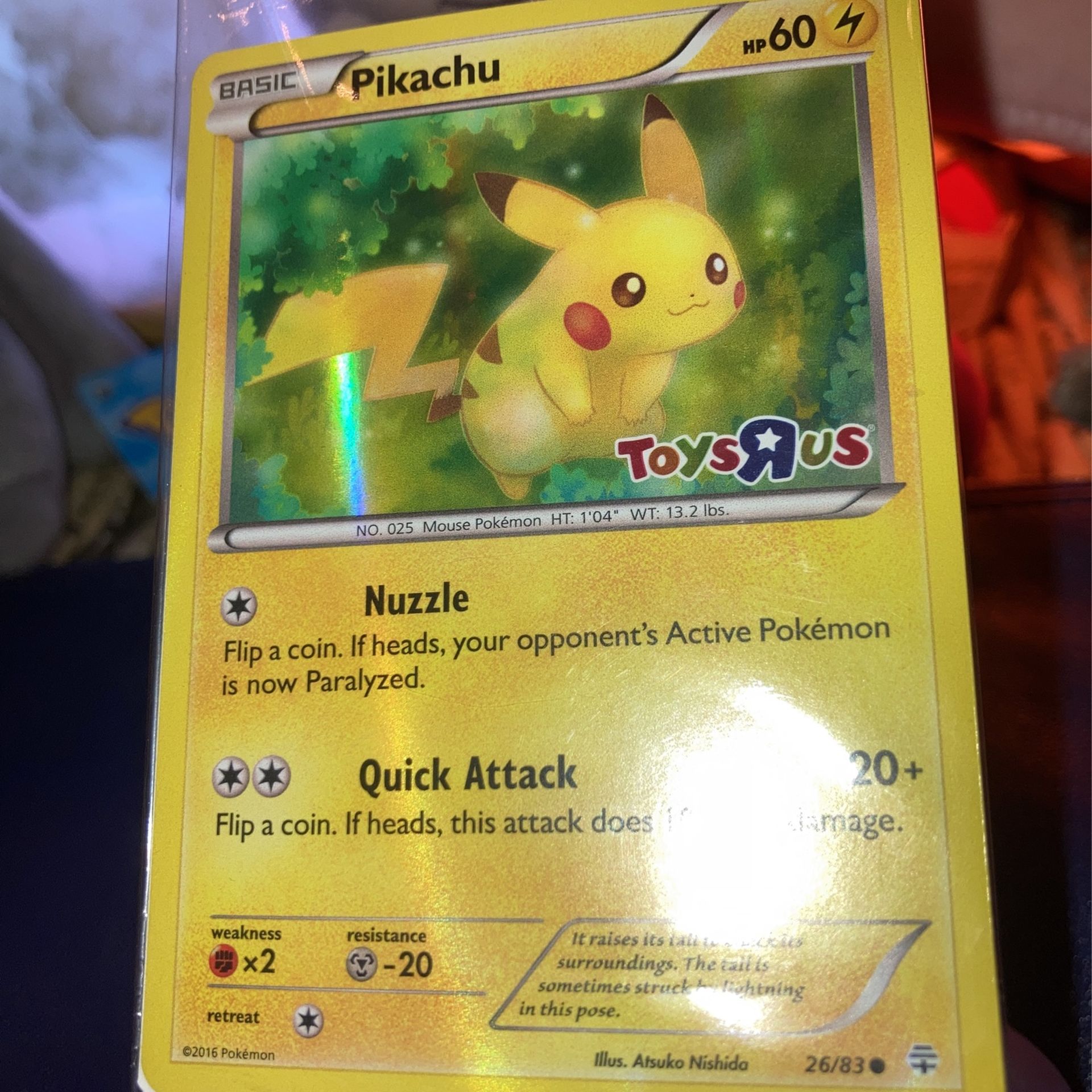 PIKACHU PROMO TOYS R US (UNOPEN)