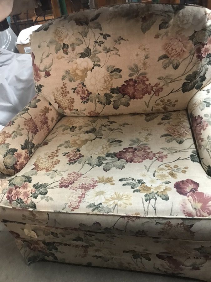 Chair and ottoman