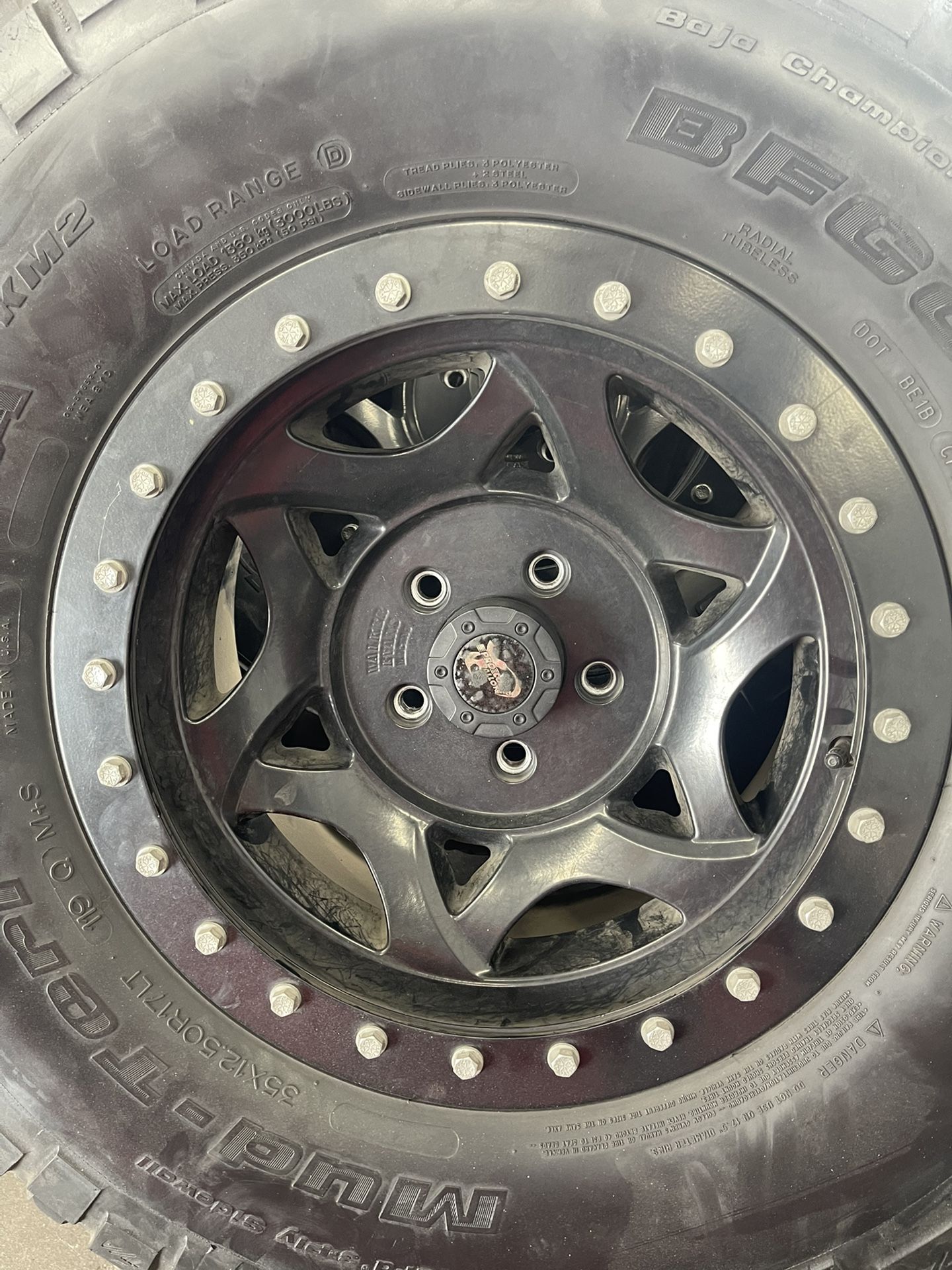 17 Inch Walker Evans Racing Wheels No Beadlock