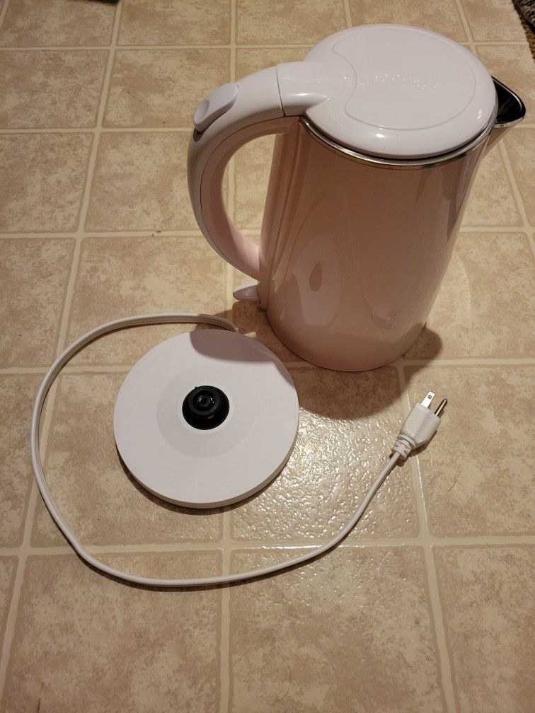 Pink Stainless Steel Electric Kettle